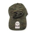 '47 Anaheim Ducks Clean Up Camo Movement Current Logo Adjustable Strap Hat Cap