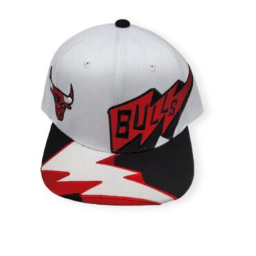 Mitchell & Ness Chicago Bulls Fast Times White Adjustable Snapback Hat Cap