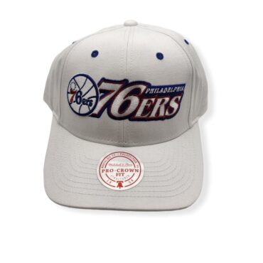 Mitchell & Ness Philadelphia 76ers Oh Word Pro Adjustable Snapback Hat Cap