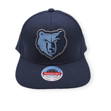Mitchell & Ness Memphis Grizzlies Team Ground 2.0 Stretch Snap Adjustable Snapback Hat Cap