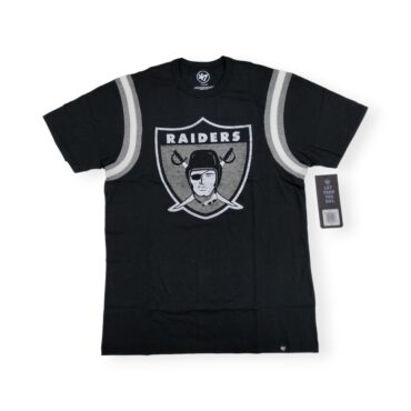 '47 Las Vegas Raiders Premier Franklin Point Black Tee Shirt Size L