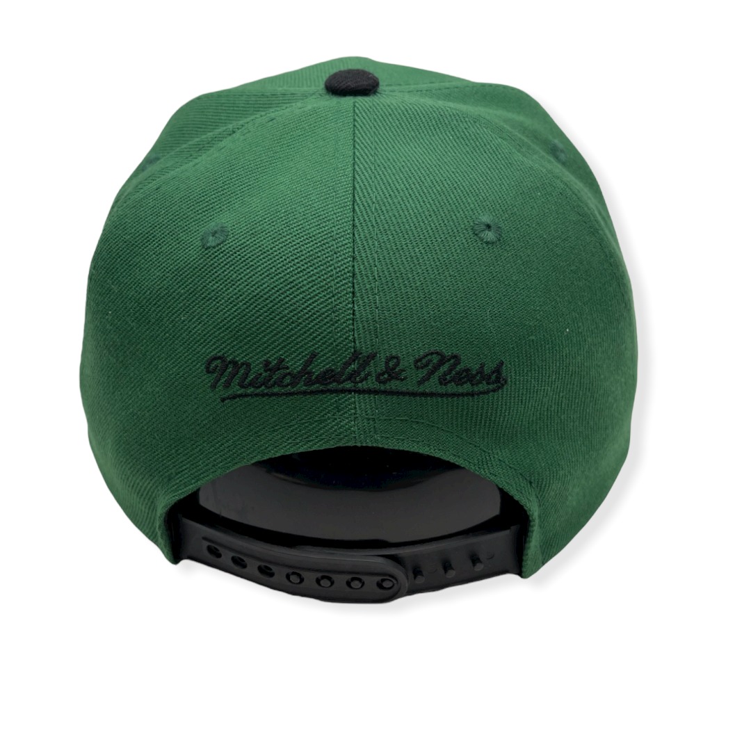 Mitchell & Ness Boston Celtics Patched Up Green/Black Adjustable Snapback Hat Cap