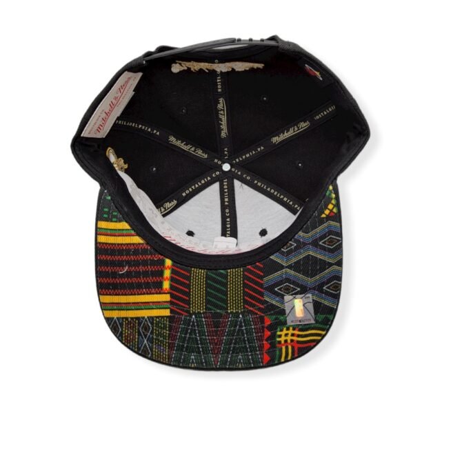 Mitchell & Ness Miami Heat BHM Script Adjustable Snapback Hat Cap