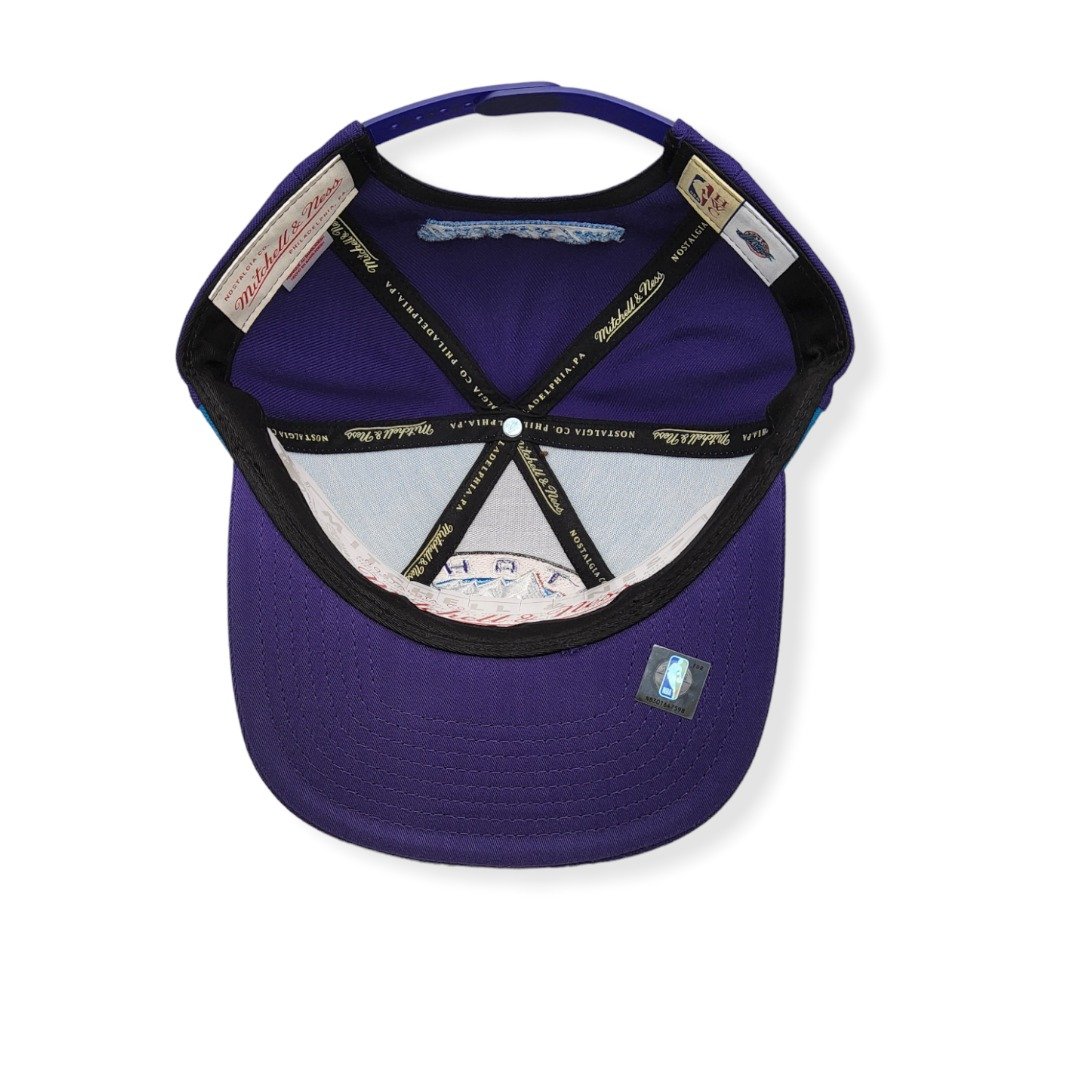 Mitchell & Ness Utah Jazz Big Face Callout Hardwood Classics Adjustable Snapback Hat Cap
