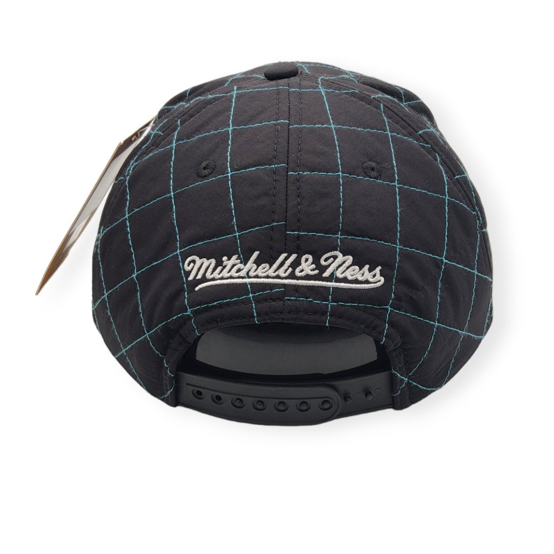 Mitchell & Ness Utah Jazz Quilted Taslan Adjustable Snapback Hat Cap