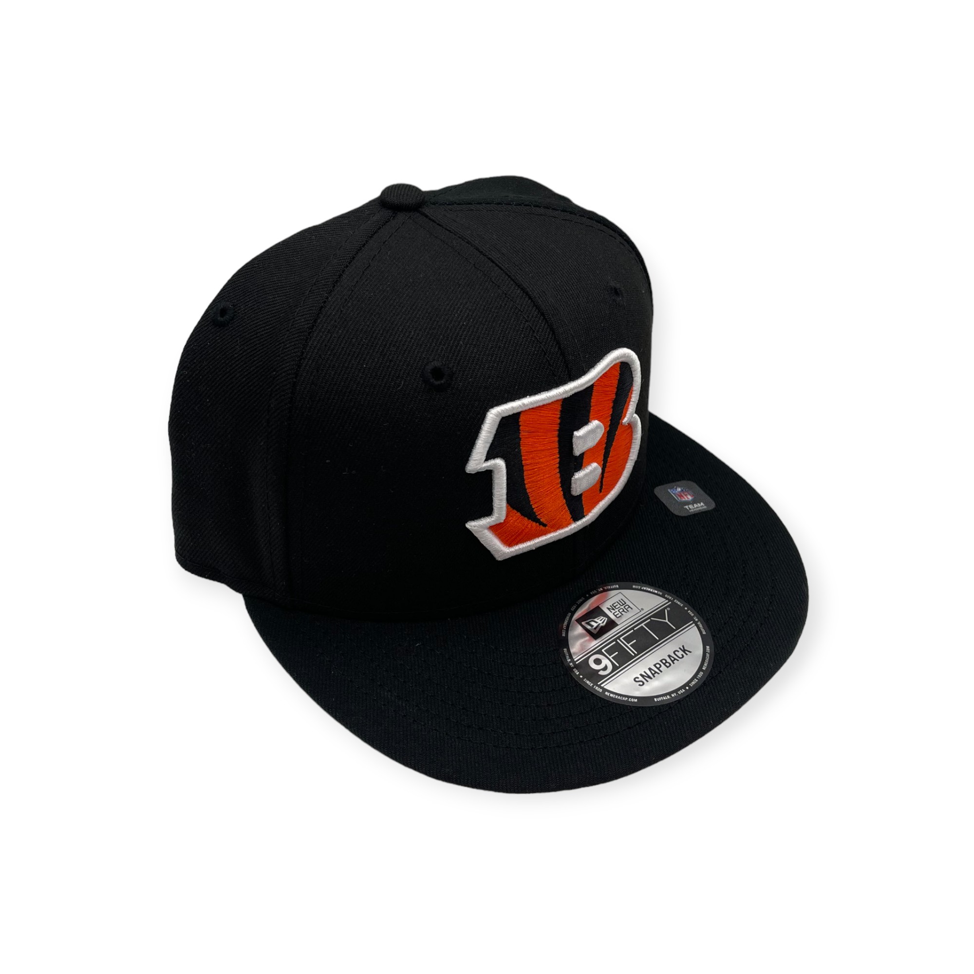 New Era Cincinnati Bengals 9Fifty Black Basic Adjustable Strap Hat Cap