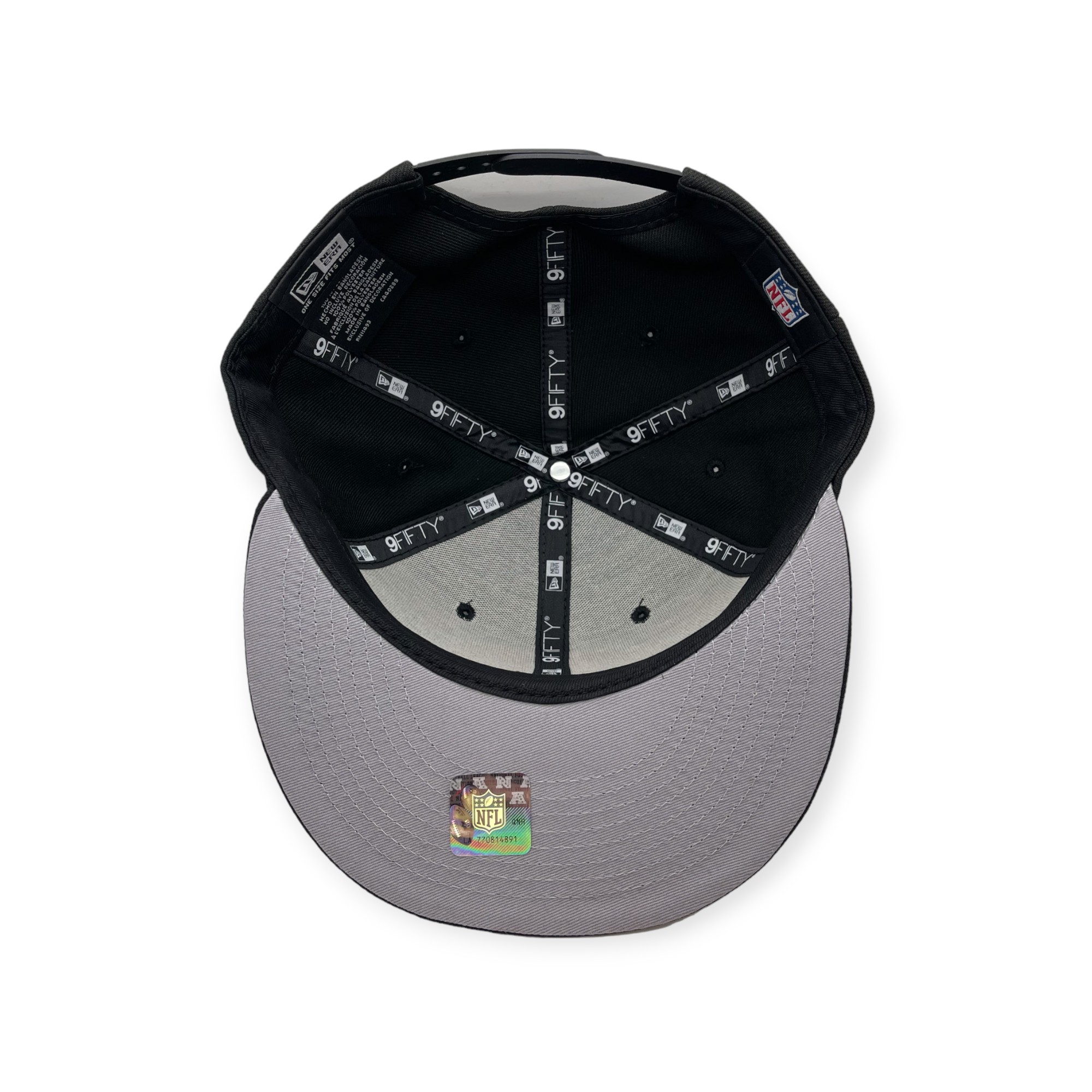 New Era Cincinnati Bengals 9Fifty Black Basic Adjustable Strap Hat Cap