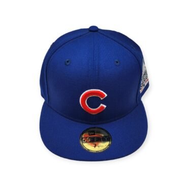 New Era Chicago Cubs 59Fifty 2016 World Series Wool Fitted Hat Cap Size 7 1/4