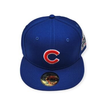New Era Chicago Cubs 59Fifty 2016 World Series Wool Fitted Hat Cap Size 7 1/8