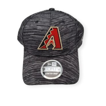 New Era Arizona Diamondbacks 9Forty Stretch Snap Tech B1 Gray Adjustable Snapback Hat Cap