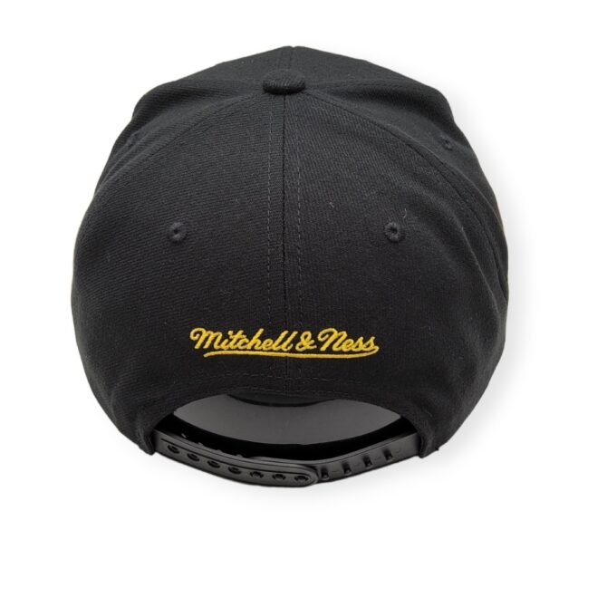 Mitchell & Ness San Diego Padres Team Classic Coop Black Adjustable Snapback Hat Cap