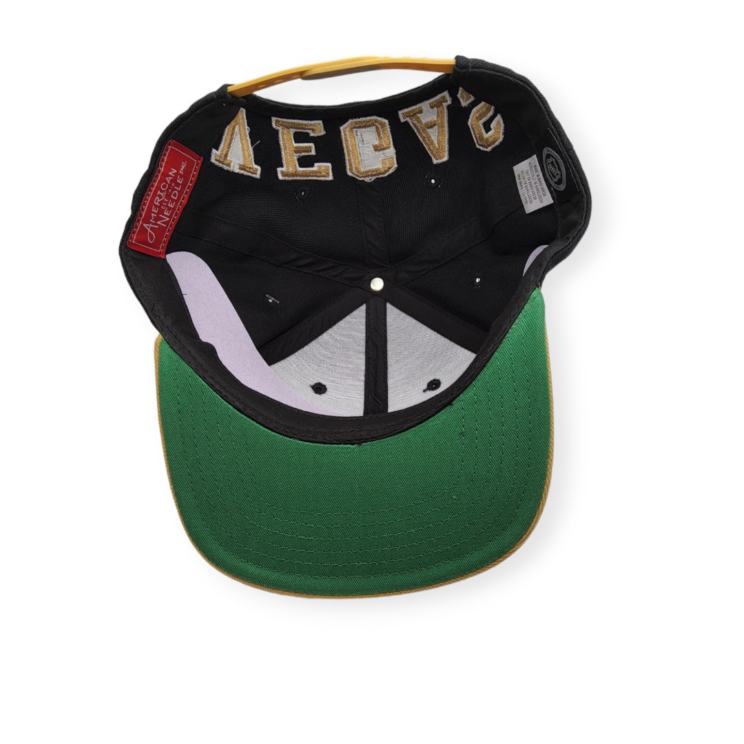 American Needle Vegas Golden Knights Blockhead Black/Gold Adjustable Snapback Hat Cap