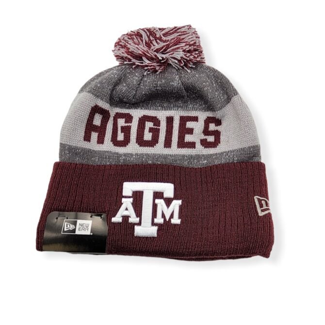 New Era Texas A&M Aggies Authentic 2016 Color Sideline Sport Knit Beanie Cold Weather Hat