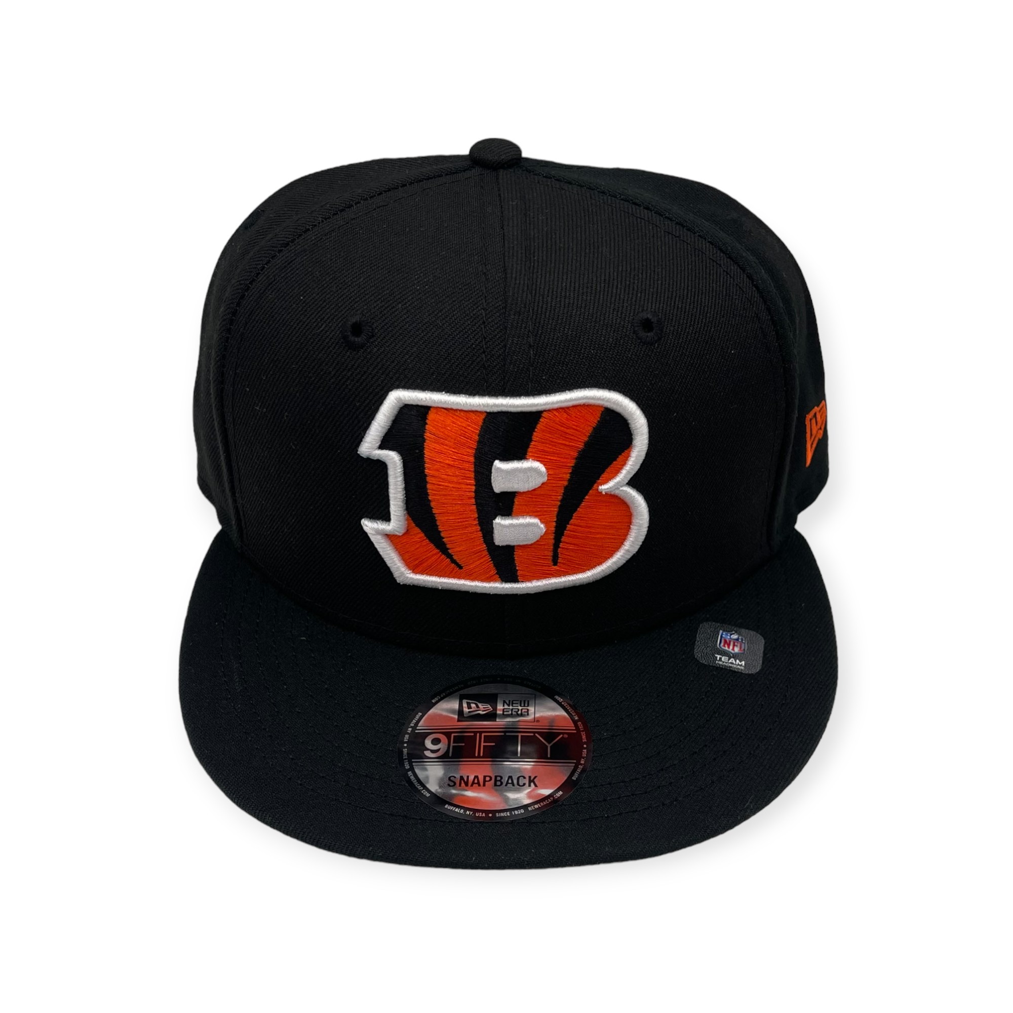 New Era Cincinnati Bengals 9Fifty Black Basic Adjustable Strap Hat Cap