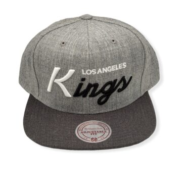Mitchell & Ness Los Angeles Kings Tri Pop Special Script Adjustable Snapback Hat Cap