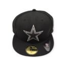 New Era Dallas Cowboys 59Fifty League Basic Black Size 7 1/4 Fitted Hat Cap