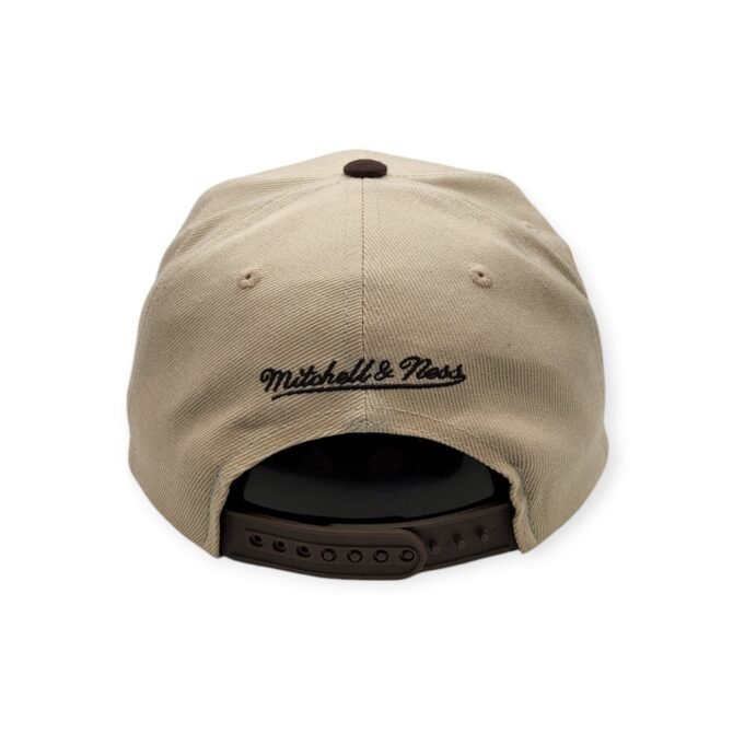 Mitchell & Ness San Diego Padres Speed Zone Cooperstown Collection Off White/Brown Adjustable Snapback Hat Cap