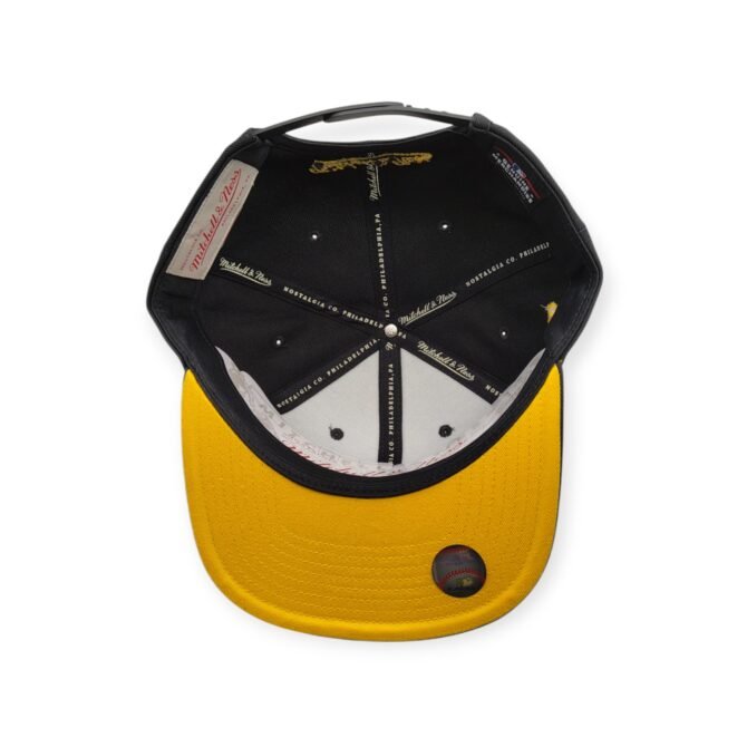 Mitchell & Ness Pittsburgh Pirates Shattered Black Adjustable Snapback Hat Cap