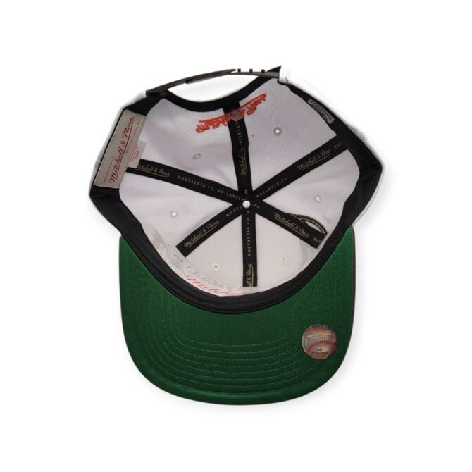 Mitchell & Ness San Diego Padres Waverunner Cooperstown Collection White/Brown/Orange Adjustable Snapback Hat Cap
