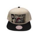 Mitchell & Ness Pittsburgh Pirates Speed Zone Off White/Black Adjustable Snapback Hat Cap