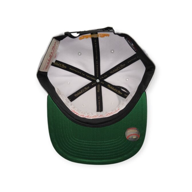 Mitchell & Ness Pittsburgh Pirates Waverunner White/Black/Yellow Adjustable Snapback Hat Cap