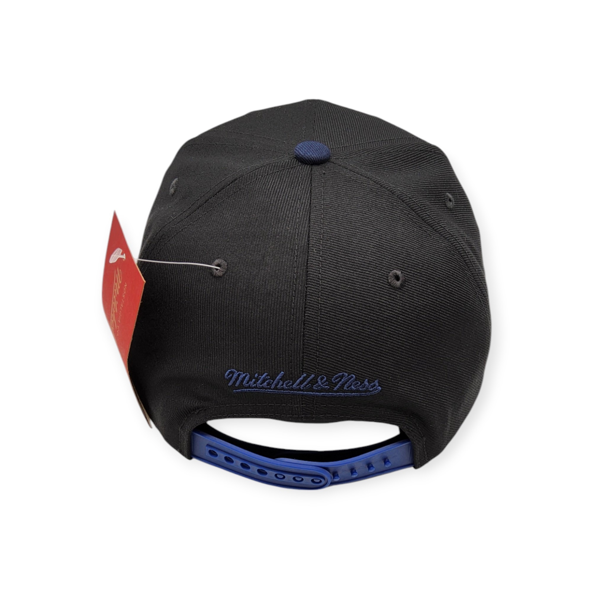 Mitchell & Ness New York Yankees Big Mouth Black/Navy Adjustable Snapback Hat Cap