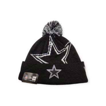 New Era Dallas Cowboys Authentic Woven Biggie Sideline Sport Knit Beanie Cold Weather Hat