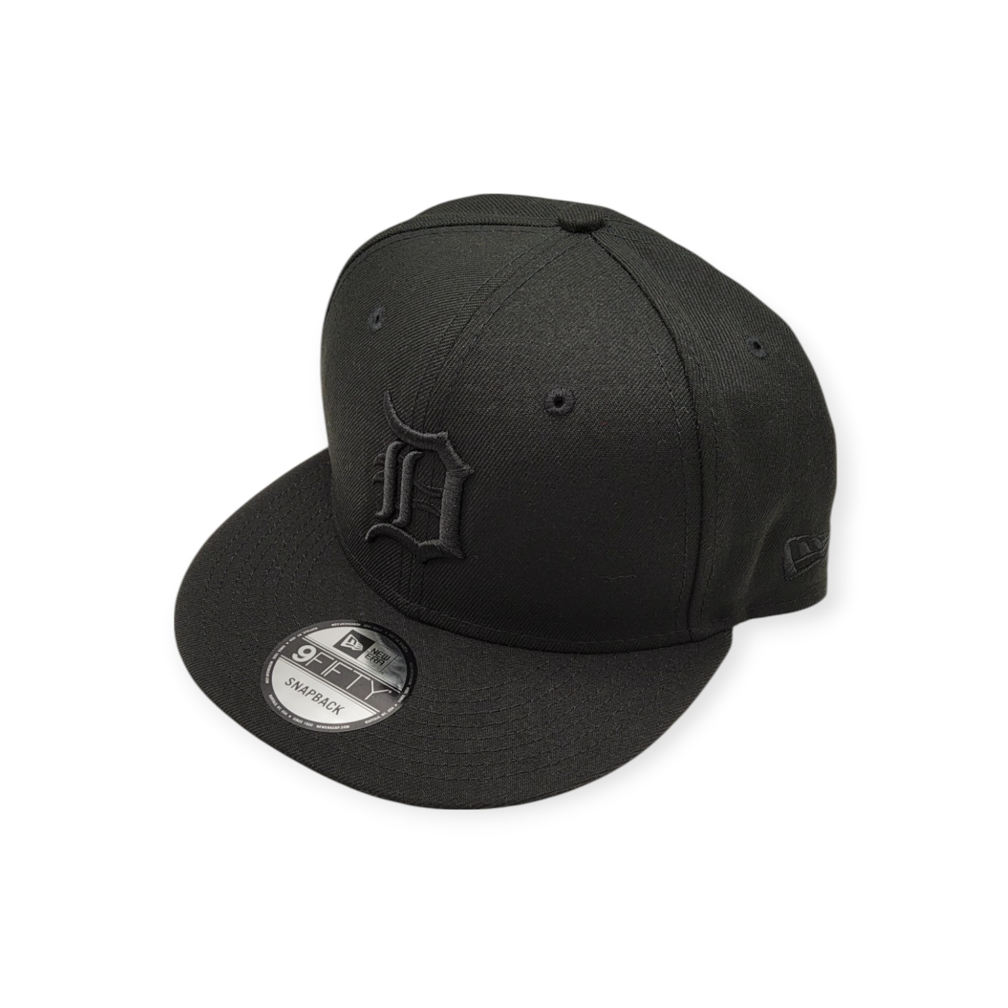 New Era Detroit Tigers 9Fifty Black on Black Adjustable Snapback Hat Cap