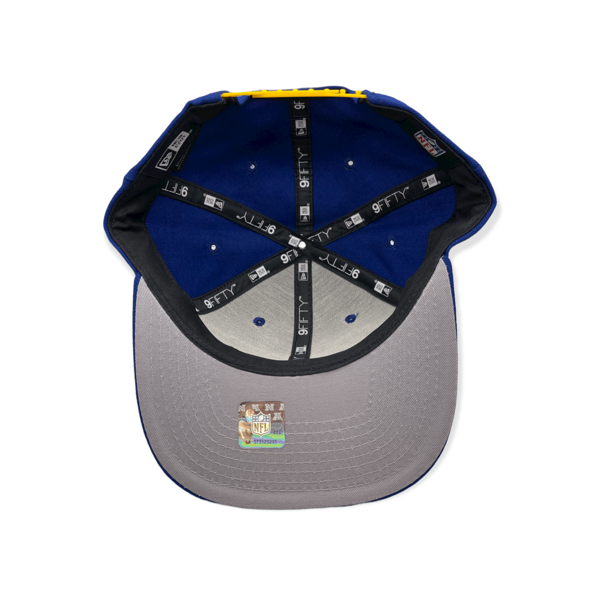 New Era Los Angeles Rams 9Fifty Royal Blue/White Script Original Fit Adjustable Snapback Hat Cap