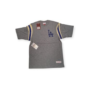Mitchell & Ness Los Angeles Dodgers Grey Heather Cooperstown Collection Tee Shirt Size M