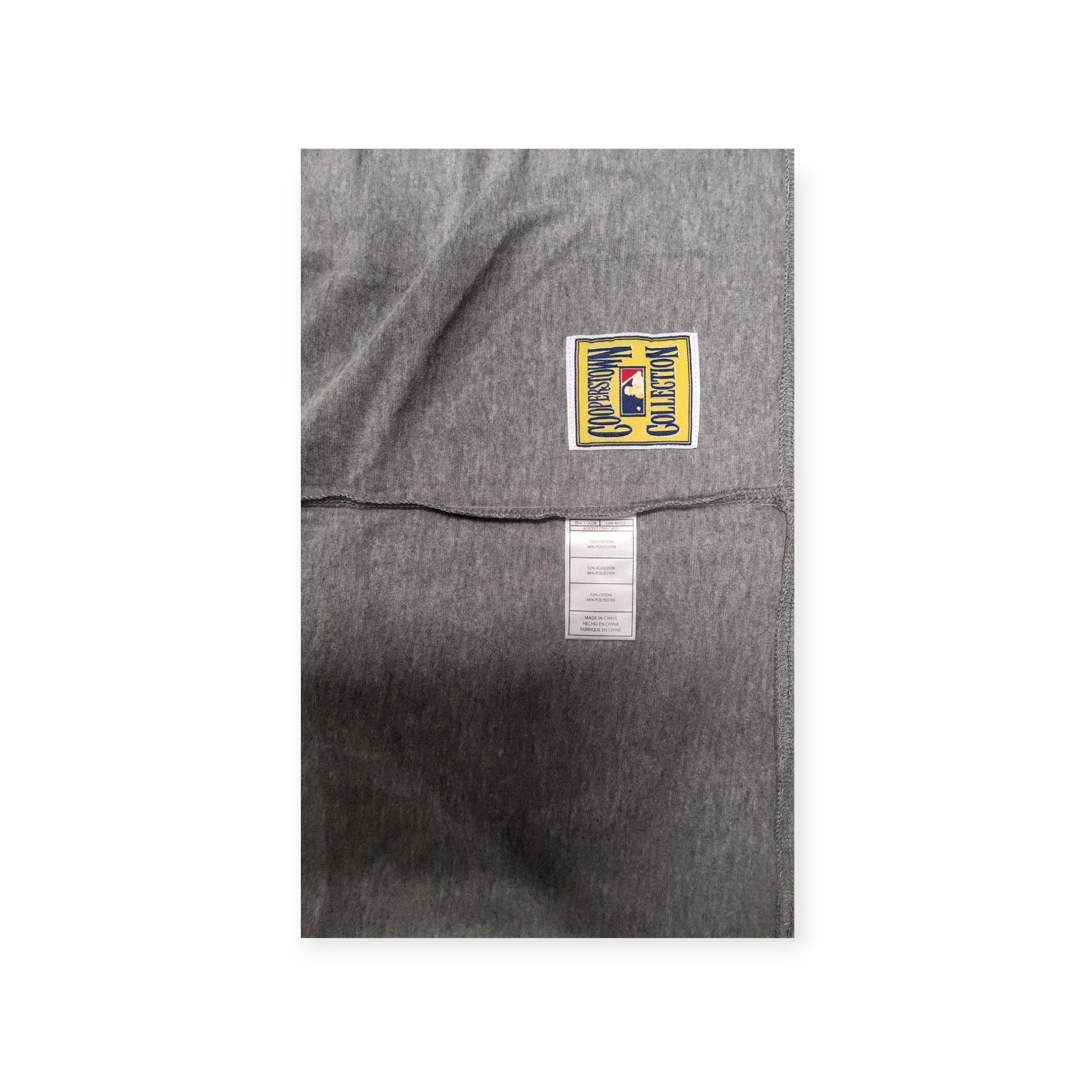 Mitchell & Ness Los Angeles Dodgers Grey Heather Cooperstown Collection Tee Shirt Size M