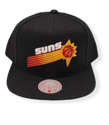 Mitchell & Ness Phoenix Suns Core Basic Hardwood Classics Black Adjustable Snapback Hat Cap