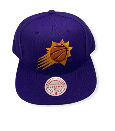 Mitchell & Ness Phoenix Suns Team Ground 2.0 Purple Adjustable Snapback Hat Cap