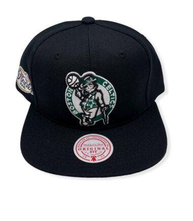 Mitchell & Ness Boston Celtics Top Spot 2008 Finals Black Adjustable Snapback Hat Cap