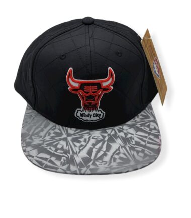 Mitchell & Ness Chicago Bulls Diamond Base Adjustable Snapback Hat Cap