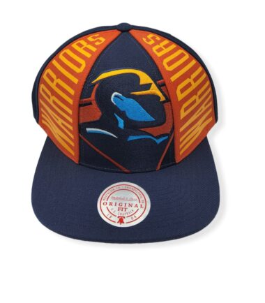 Mitchell & Ness Golden State Warriors Big Face Callout Hardwood Classics Adjustable Snapback Hat Cap