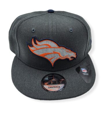 New Era Denver Broncos 9Fifty Heather B1 Adjustable Snapback Hat Cap