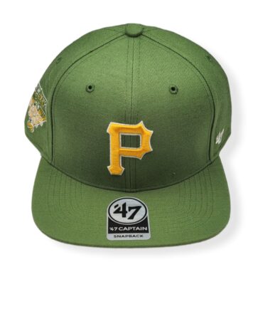 '47 Pittsburgh Pirates Captain Sure Shot Under Cooperstown All Star Game Fatigue Green Adjustable Snapback Hat Cap