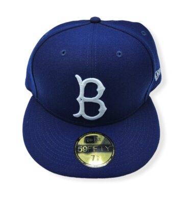 New Era Brooklyn Dodgers 59Fifty Cooperstown Wool Fitted Hat Cap Size 7 5/8