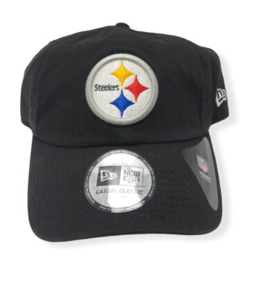 New Era Pittsburgh Steelers Casual Classic Black Adjustable Strap Hat Cap