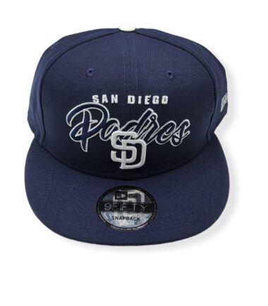 New Era San Diego Padres 9Fifty Retro Script Adjustable Snapback Hat Cap