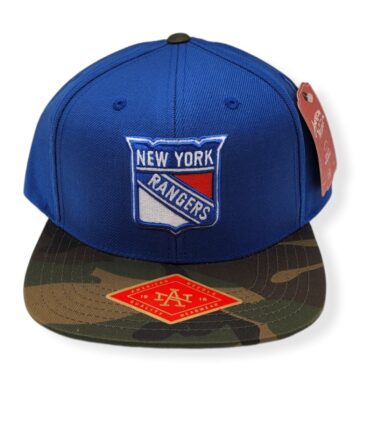 American Needle New York Rangers Sundown Camo Adjustable Snapback Hat Cap