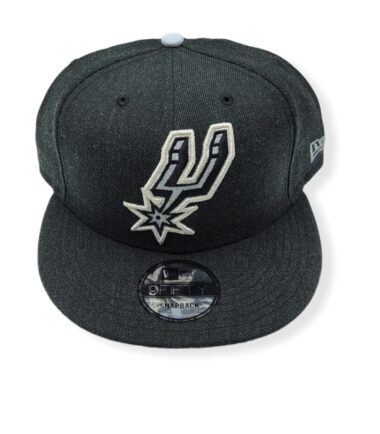 New Era San Antonio Spurs 9Fifty Heather B1 Adjustable Snapback Hat Cap