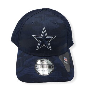 New Era Dallas Cowboys 39Thirty Camo Neo Navy Stretch Fit Size M/L Fitted Hat Cap
