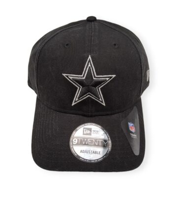 New Era Dallas Cowboys 9Twenty Core Classic Twill Black Adjustable Strap Hat Cap