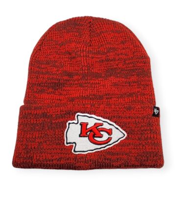 '47 Kansas City Chiefs Authentic Brain Freeze Red Knit Beanie Cold Weather Hat