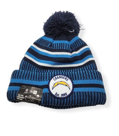 New Era Los Angeles Chargers Authentic 2019 Color Sideline Sport Knit Beanie Cold Weather Hat
