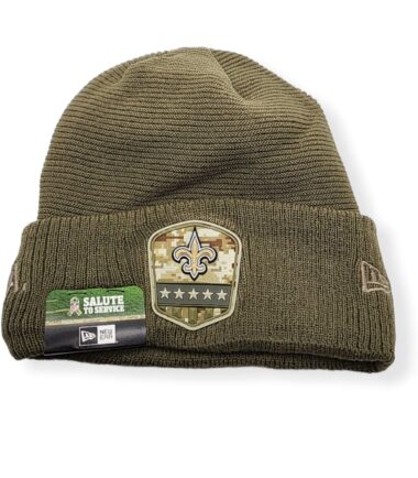 New Era New Orleans Saints Authentic 2019 Salute To Service Sport Knit Beanie Cold Weather Hat
