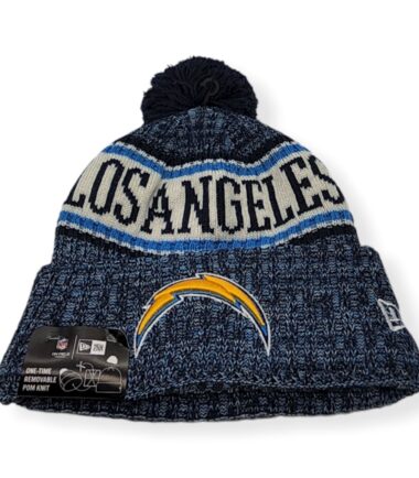 New Era Los Angeles Chargers Authentic 2018 Color Sideline Sport Knit Beanie Cold Weather Hat
