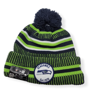 New Era Seattle Seahawks Authentic 2019 Color Sport Knit Beanie Cold Weather Hat